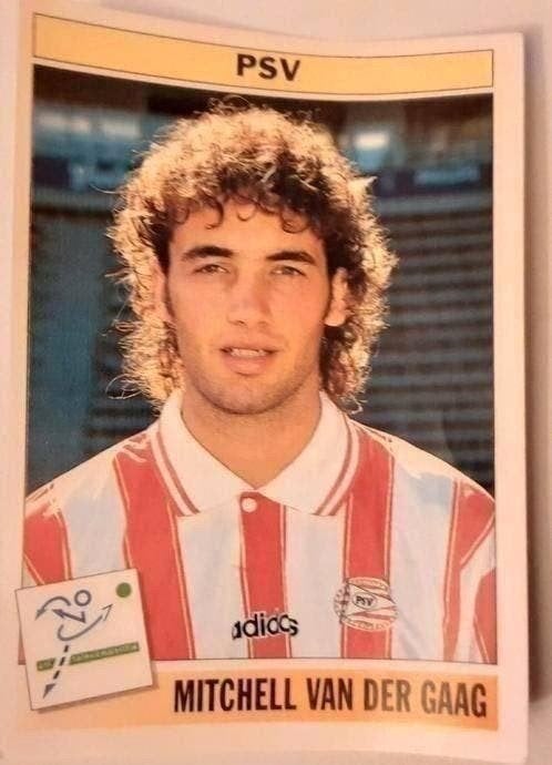 Panini voetbal 95 PSV 65 Mitchell van der Gaag, Verzamelen, Ophalen of Verzenden, Zo goed als nieuw, PSV, Poster, Plaatje of Sticker