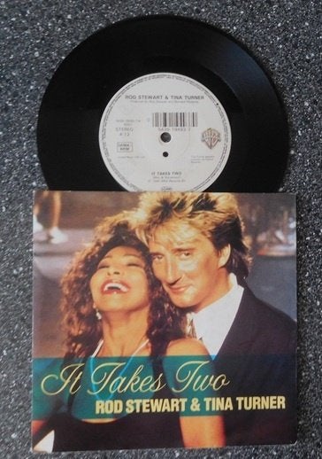 Rod Stewart & Tina Turner - it takes two (vanaf € 2,00), Cd's en Dvd's, Ophalen of Verzenden, Zo goed als nieuw, 7 inch, Pop