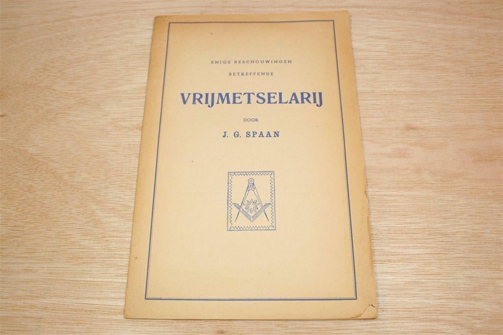 Eenige Beschouwingen Vrijmetselarij — 6e Druk, Ophalen of Verzenden, Gelezen, Overige onderwerpen, Achtergrond en Informatie