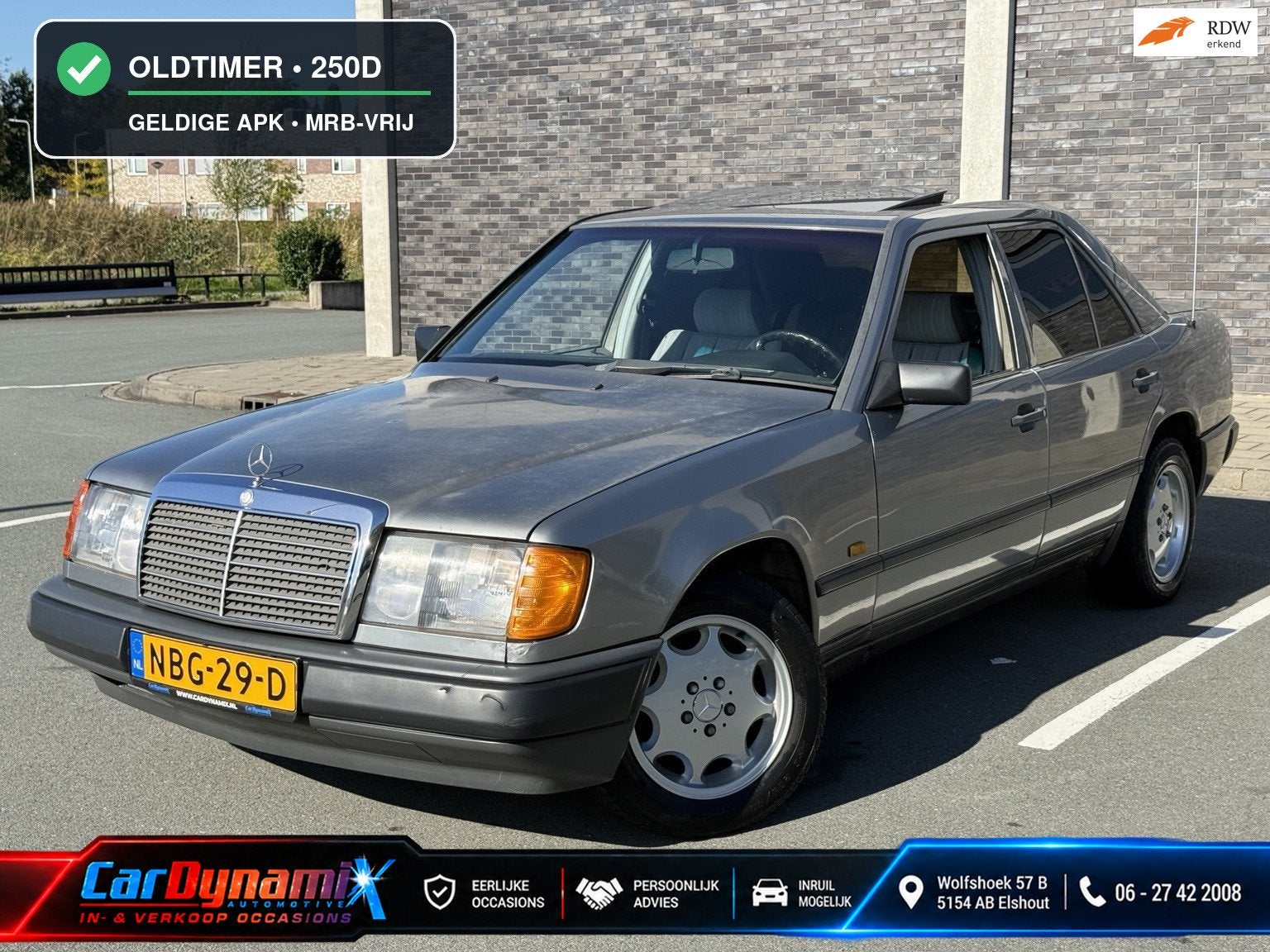 Mercedes-Benz 200-500 (W124) 250 D | Belasting-vrij | Oldtim, Auto's, Gebruikt, 2497 cc, 23 km/l, Bedrijf