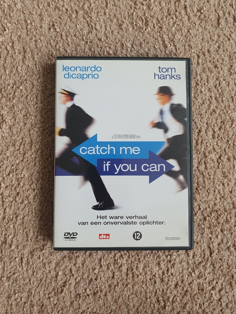 DVD Catch me if you can (2002) met Tom Hanks, Vanaf 12 jaar, Ophalen of Verzenden, Gebruikt