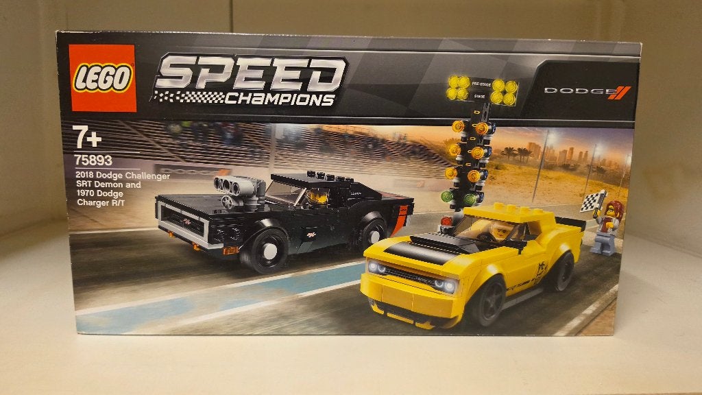 LEGO 75893 Dodge Challenger SRT Demon & 1970 Charger NIEUW, Lego, Nieuw, Compleet, Complete set