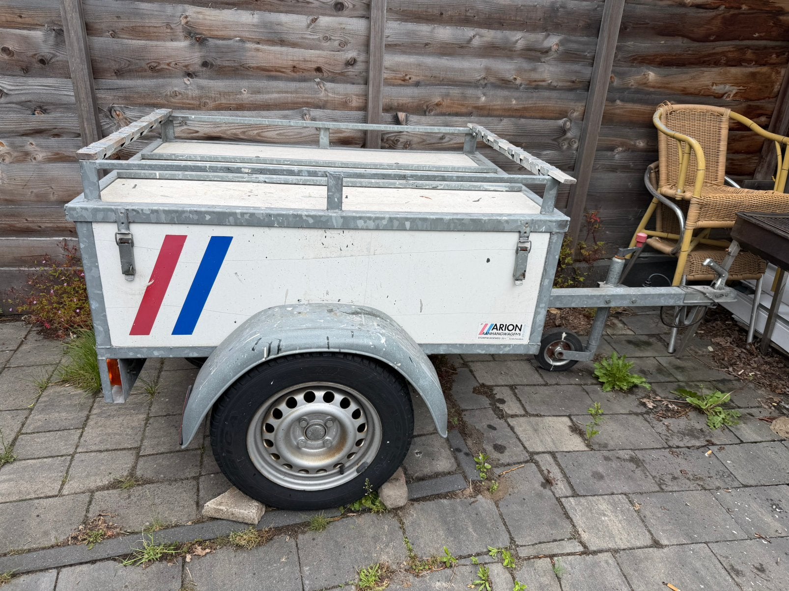 Bagagewagen met imperiaal te koop in goede staat!, Auto diversen, Ophalen, Zo goed als nieuw