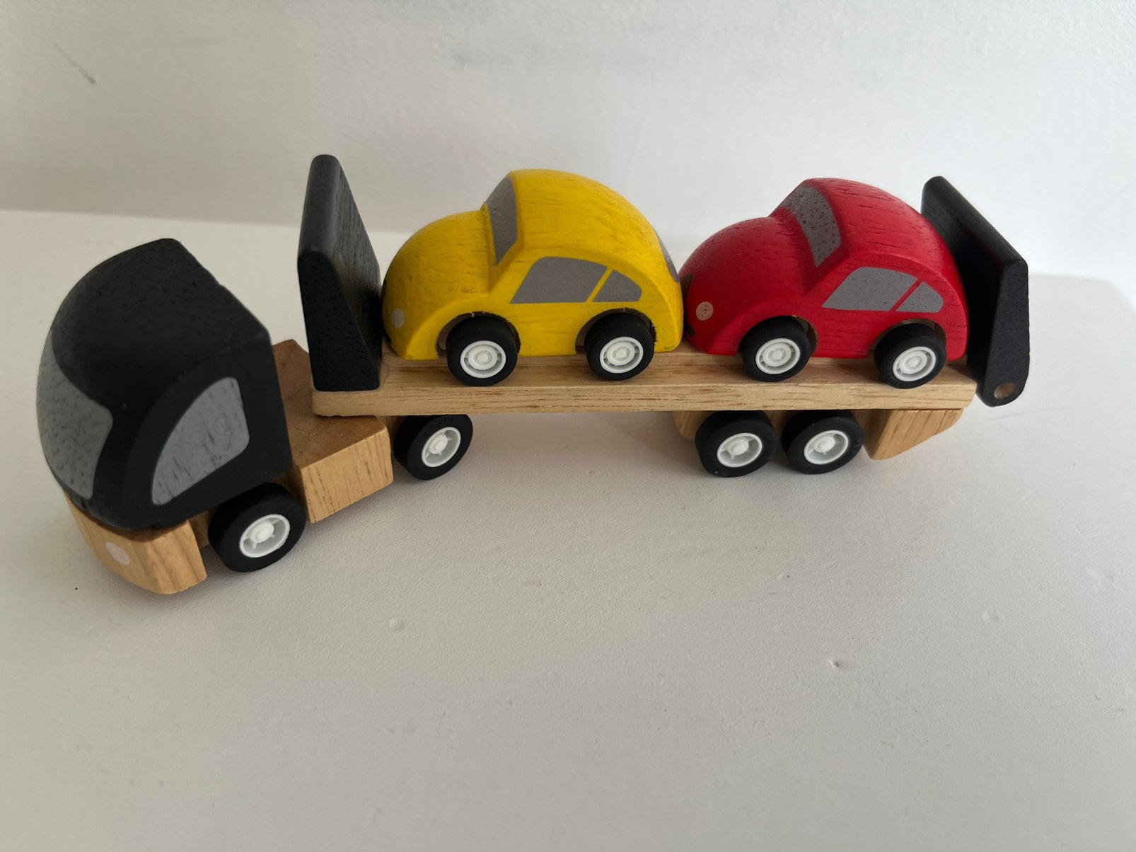 PlanToys / Plan Toys PlanCity Plan City 6043 Car Transporter, Ophalen of Verzenden, Zo goed als nieuw, Rij- of Hobbelspeelgoed