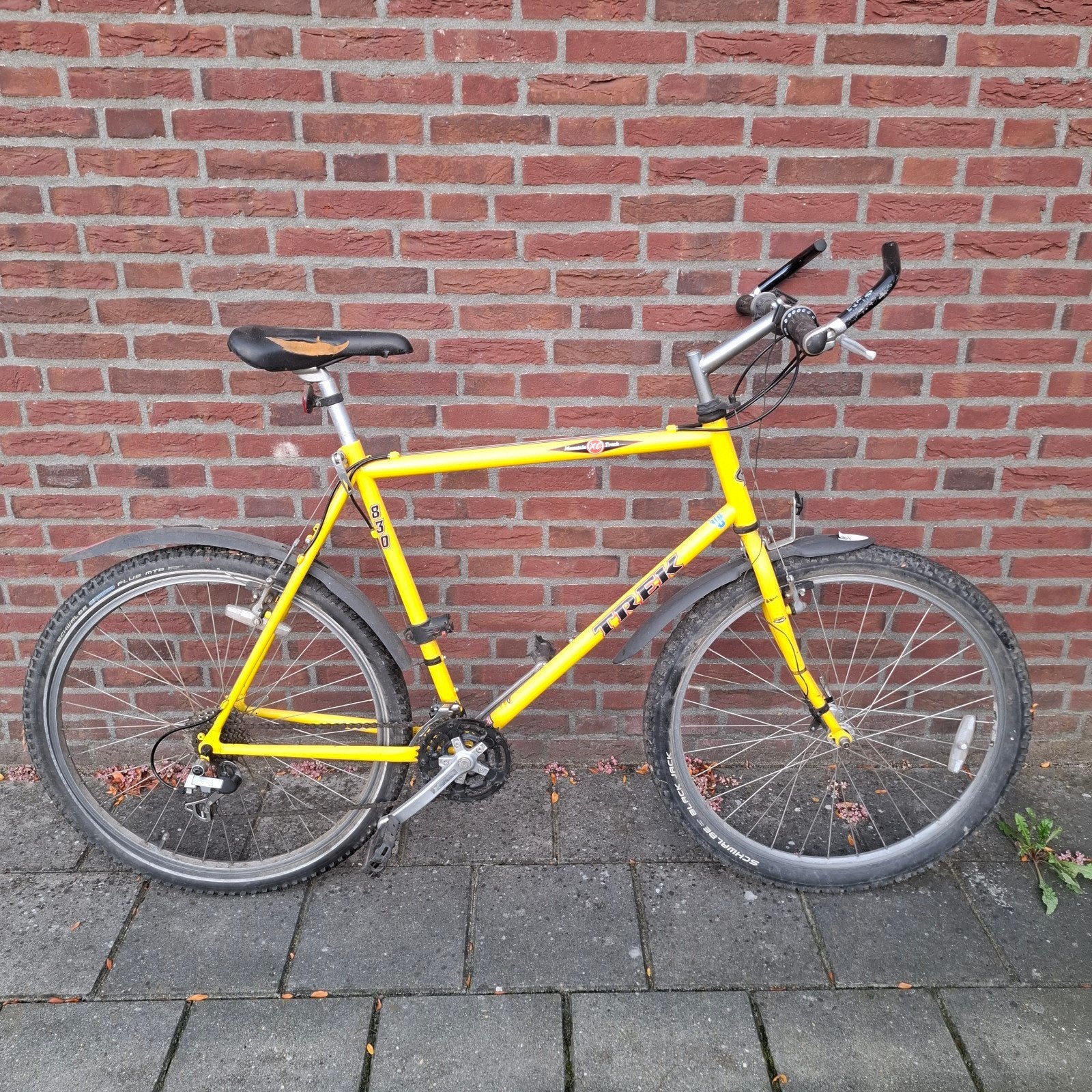 Gele Trek 830 Mountain Track – Vintage 90s Retro MTB / Opkna, Ophalen, Gebruikt, Geen vering, Trek