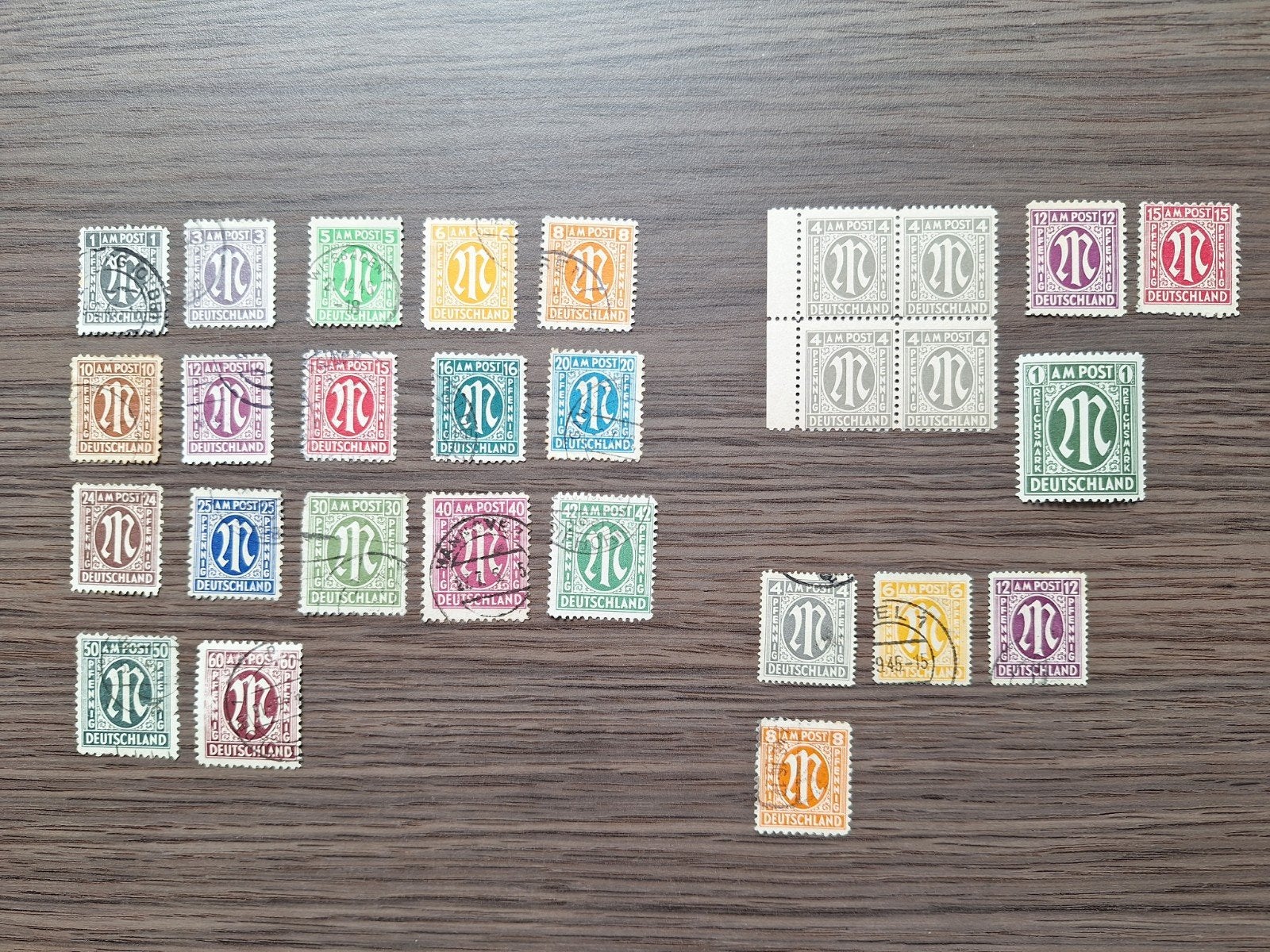 Geallieerde bezetting, 28 zegels, Ophalen of Verzenden, Buitenland
