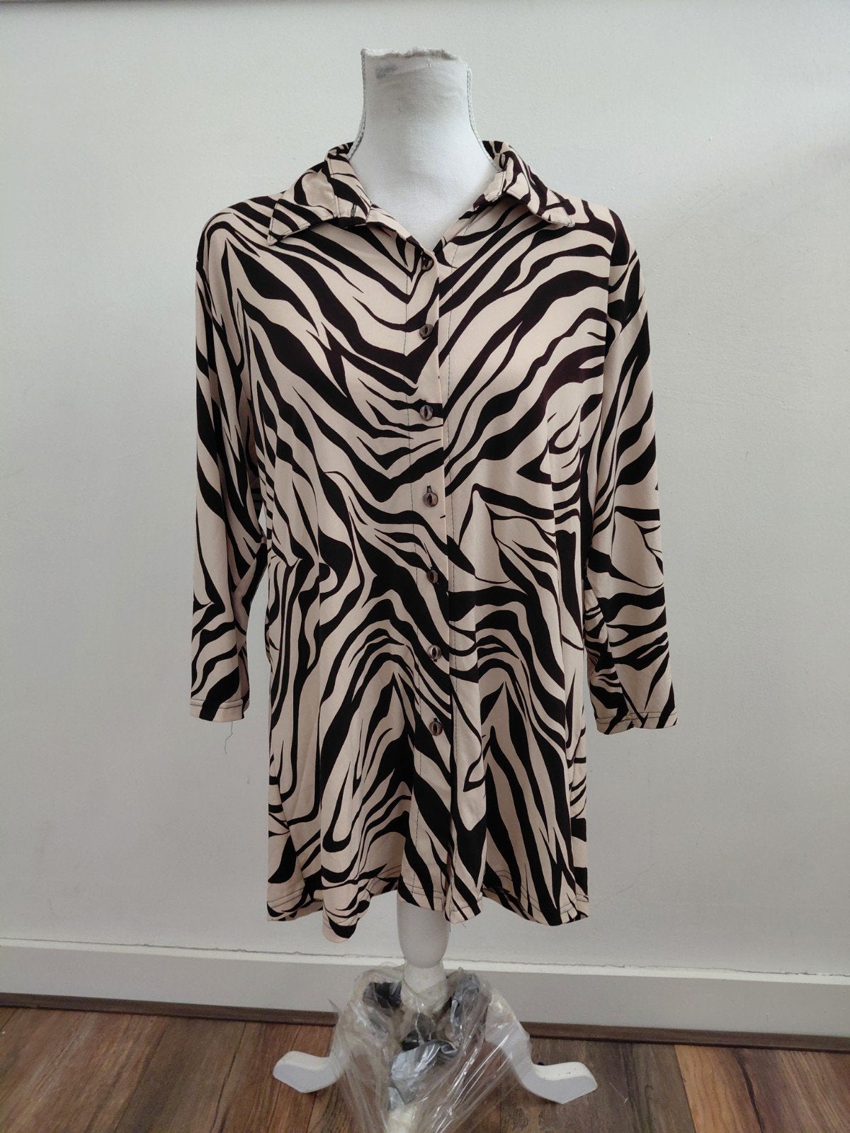 Prachtige Magna blouse met zebraprint, maat 44/46, Overige kleuren, Maat 46/48 (XL) of groter, Ophalen of Verzenden, Magna