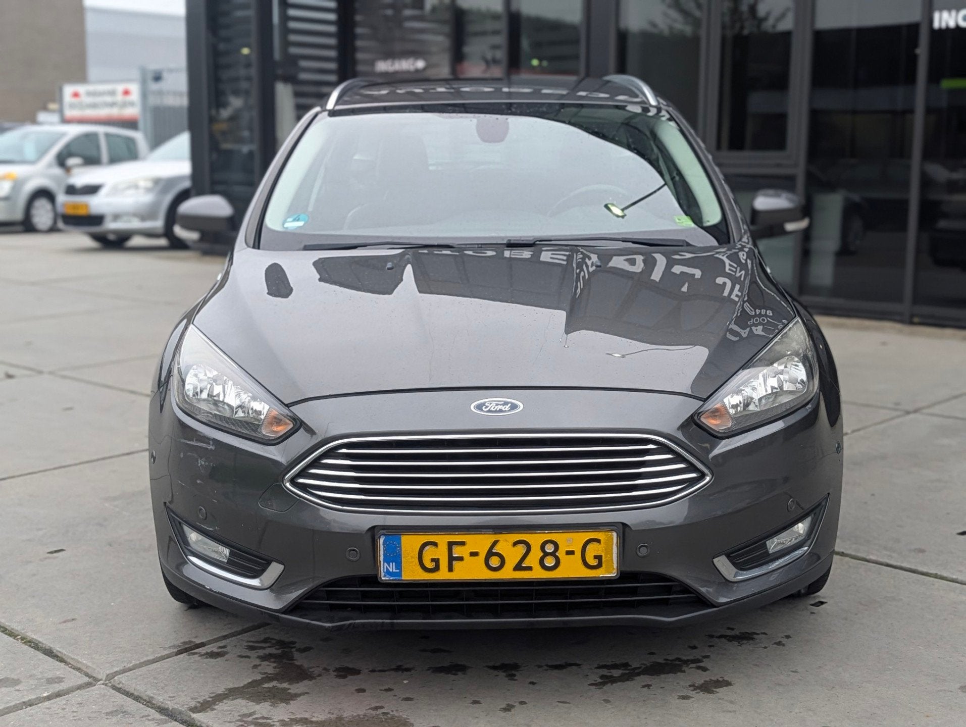 Ford Focus Wagon 2.0 TDCI Titanium Edition - Leer - Pdc - Na, Auto's, 730 kg, 4 cilinders, 150 pk, Leder en Stof