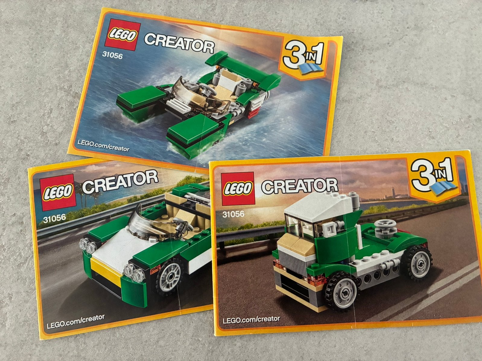 Lego Creator 31056 3in1 auto boot, Ophalen of Verzenden, Zo goed als nieuw