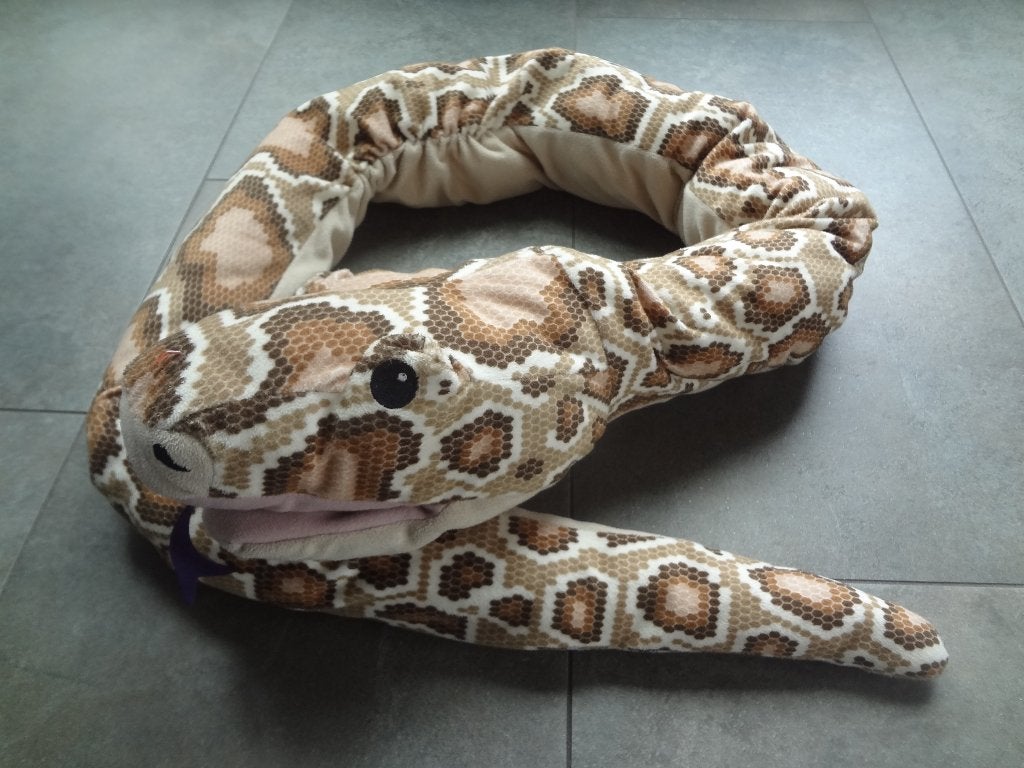 DJUNGELSKOG Handpop, slang/burmese python / knuffel Ikea, IKEA, Overige typen, Ophalen of Verzenden, Zo goed als nieuw