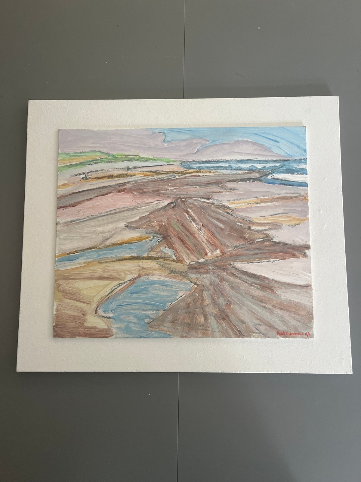 Abstract Schilderij van Paul Overhaus (1996), Ophalen of Verzenden