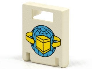 Lego Container, Box 2 x 2 x 2 Door with Slot with Wire Globe, Gebruikt, Overige thema's, Lego, Overige typen