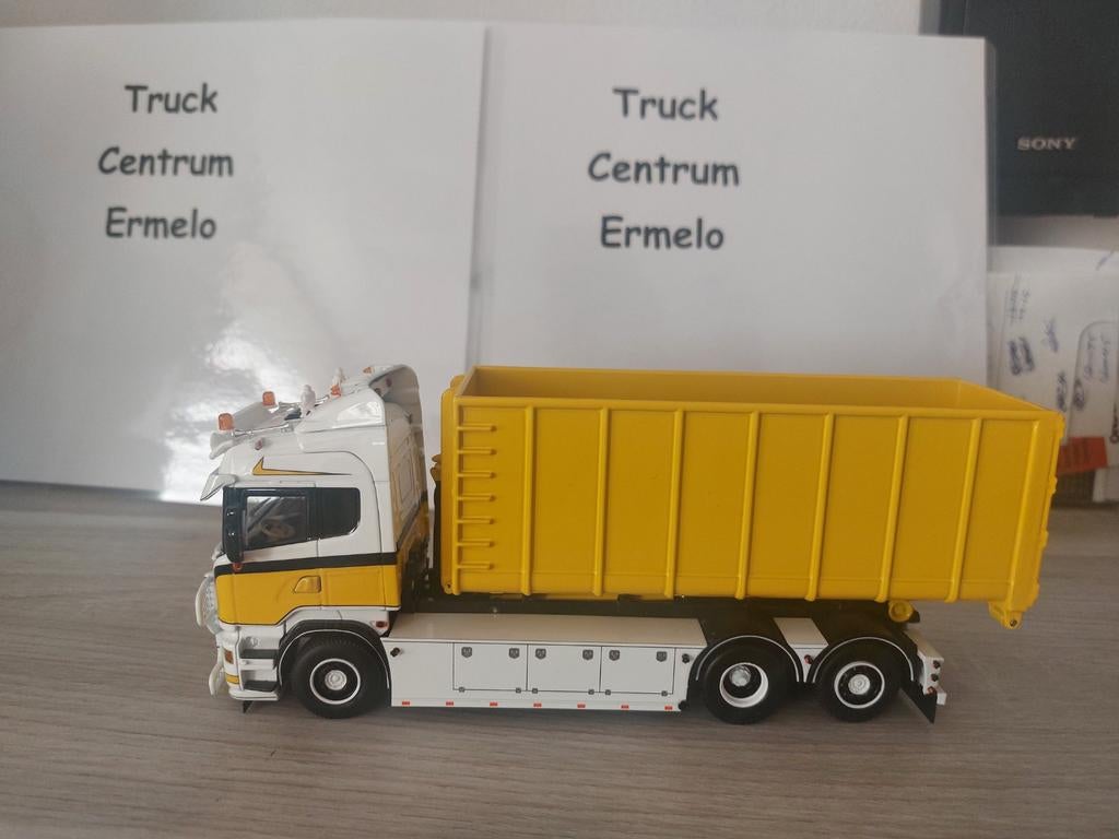 Lenz Gerüstbau; SCANIA R6 HIGHLINE RIGED TRUCK WITH HOOKLIFT, Ophalen of Verzenden, Nieuw, Bus of Vrachtwagen, Wsi
