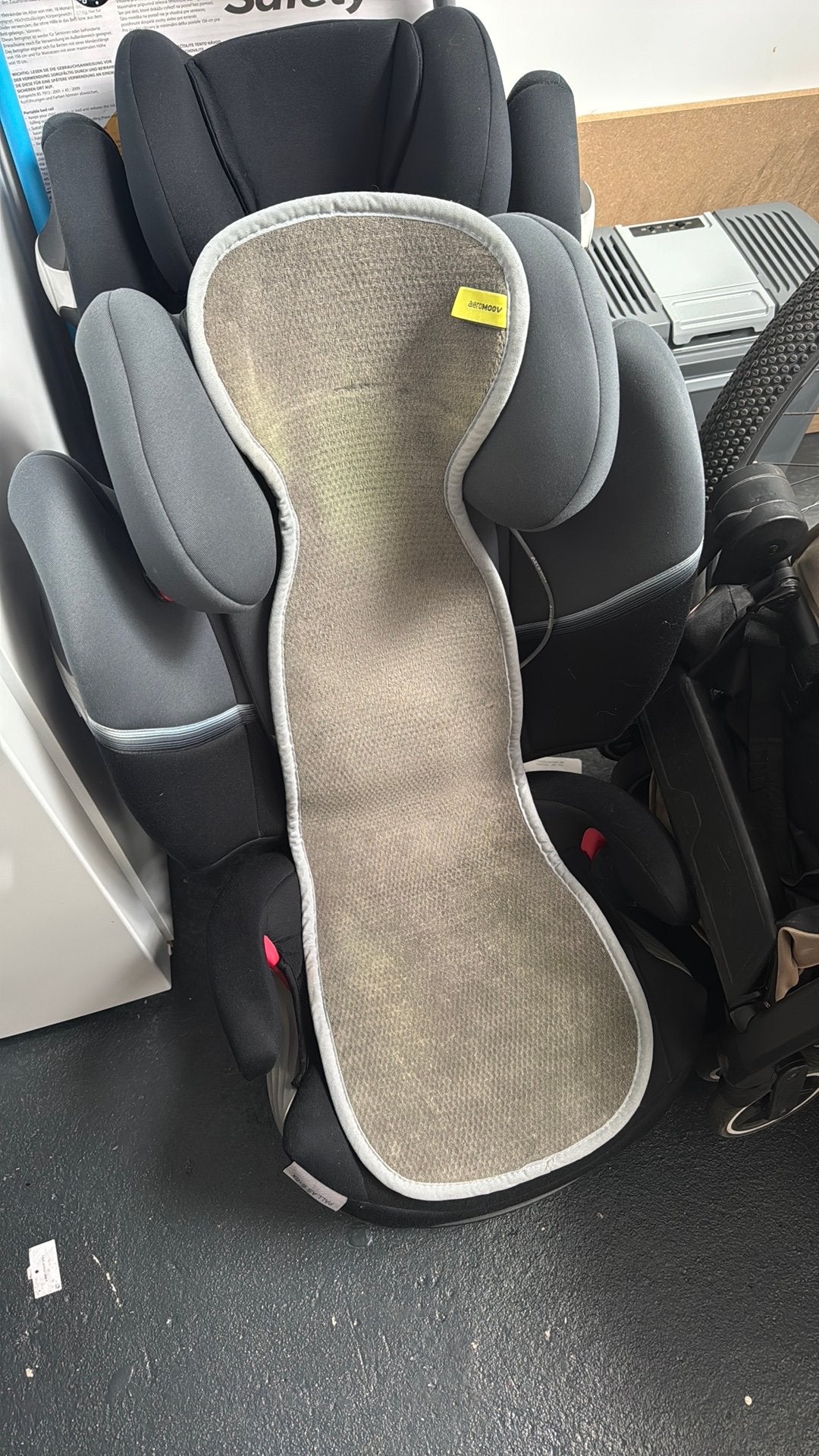 Aeromoov air layer taupe groep 2, Kinderen en Baby's, Autostoeltjes, Autogordel, 15 t/m 36 kg, Zo goed als nieuw, Ophalen