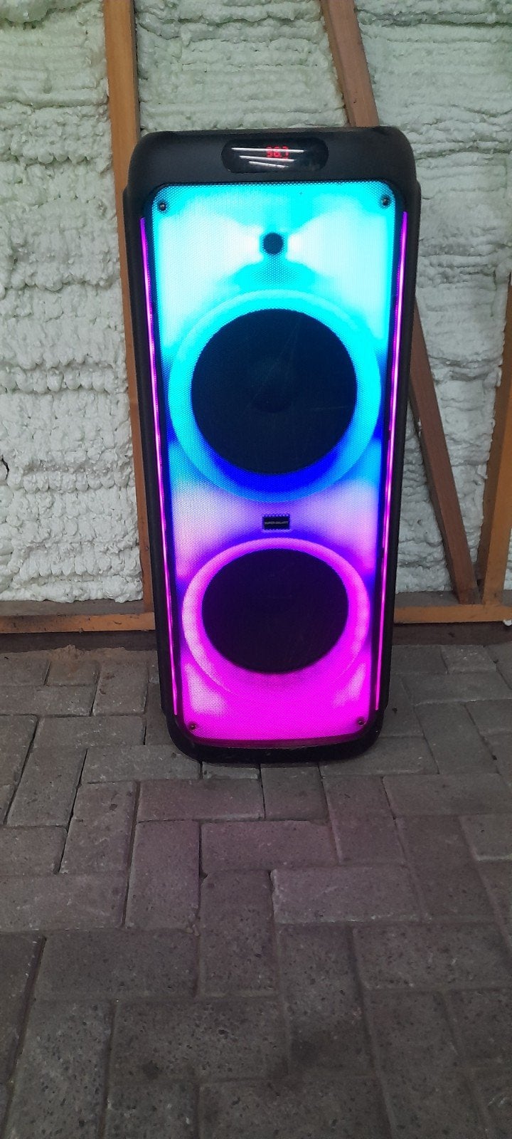 Super Galaxy CM-1220 Party Speaker met Lichteffecten, Audio, Tv en Foto, Luidsprekers, Gebruikt, AUX-ingang, Party speaker, Ophalen