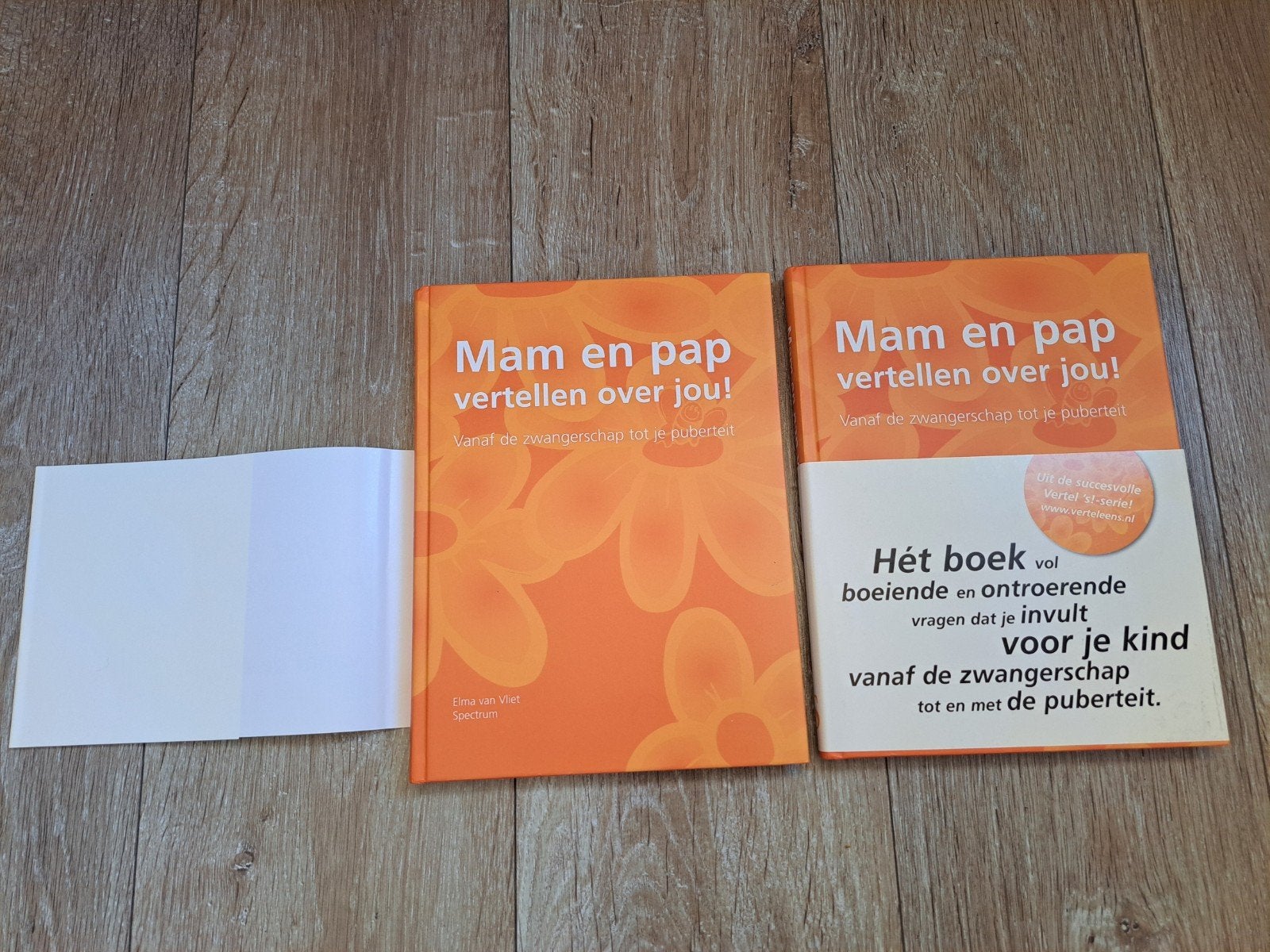 2 nieuwe boeken 'Mam en pap vertellen over jou', Ophalen of Verzenden, Nieuw, Zwangerschap en Bevalling, Elma van Vliet
