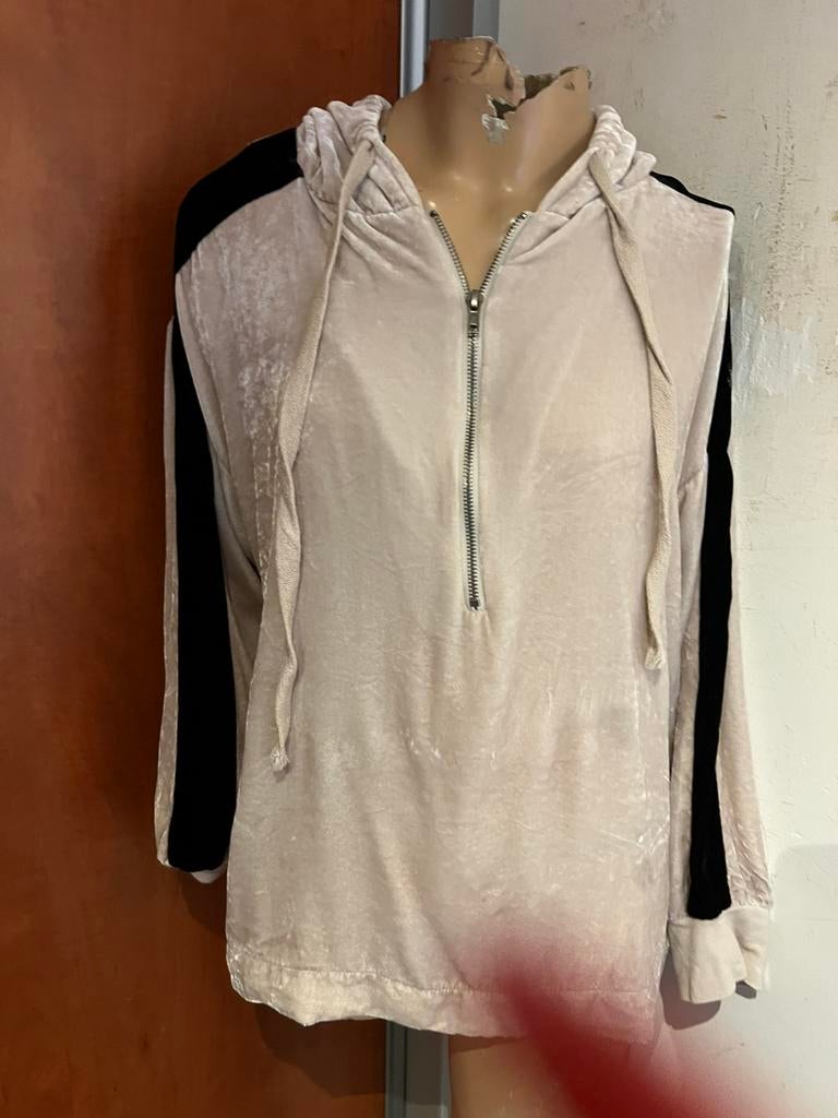 Gold Hawk vest met capuchon maat s zijde origineel zgan, Beige, G, T, B