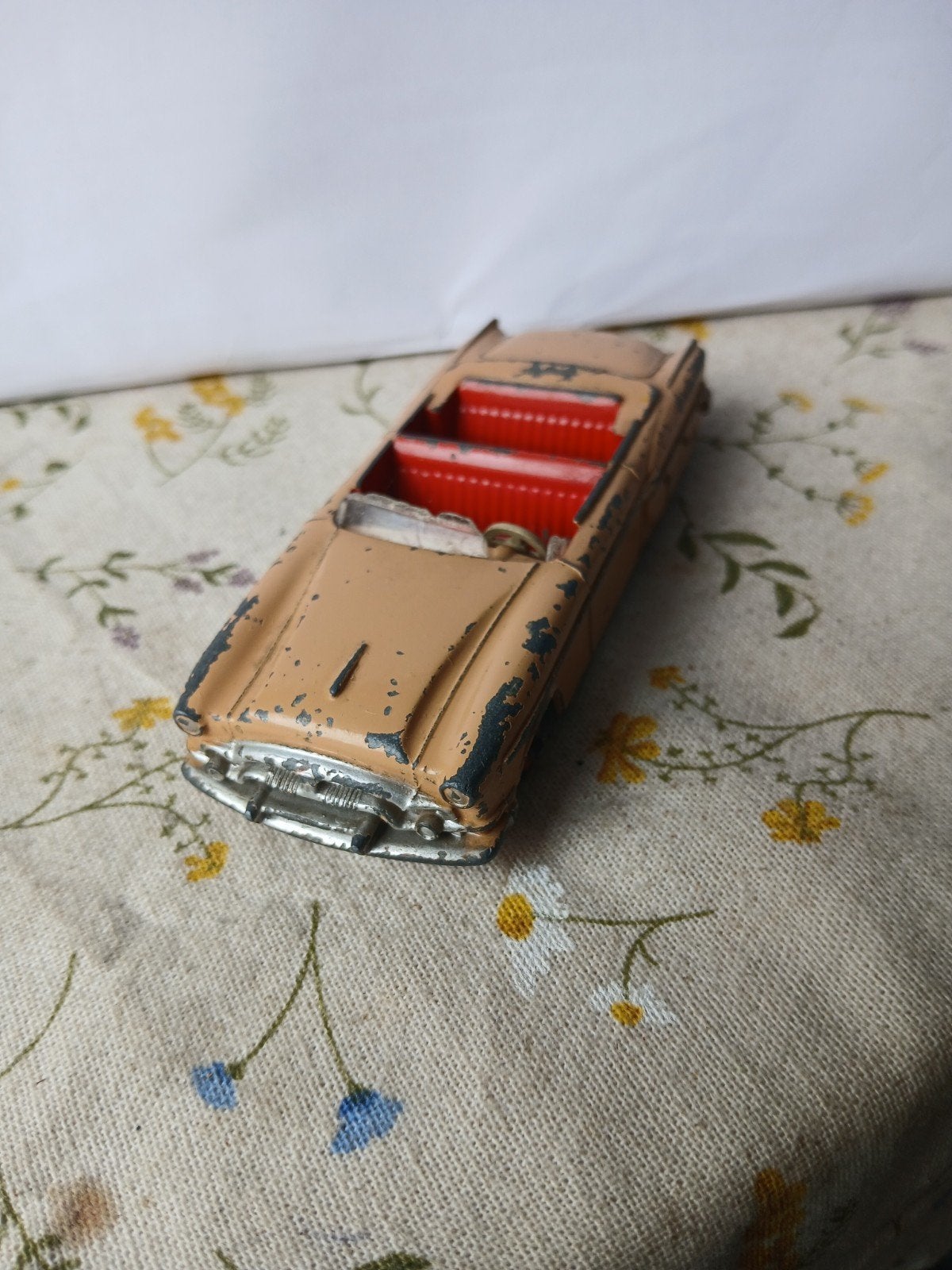 Packard cabrio.  Dinky toys 132,  incompleet, Ophalen of Verzenden, Gebruikt, Auto, Dinky Toys