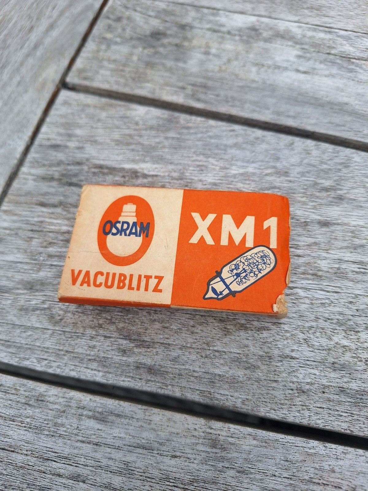 OSRAM Vacublitz XM1 flitslampjes - Vintage flitser, Ophalen of Verzenden, 1960 tot 1980, Flitser