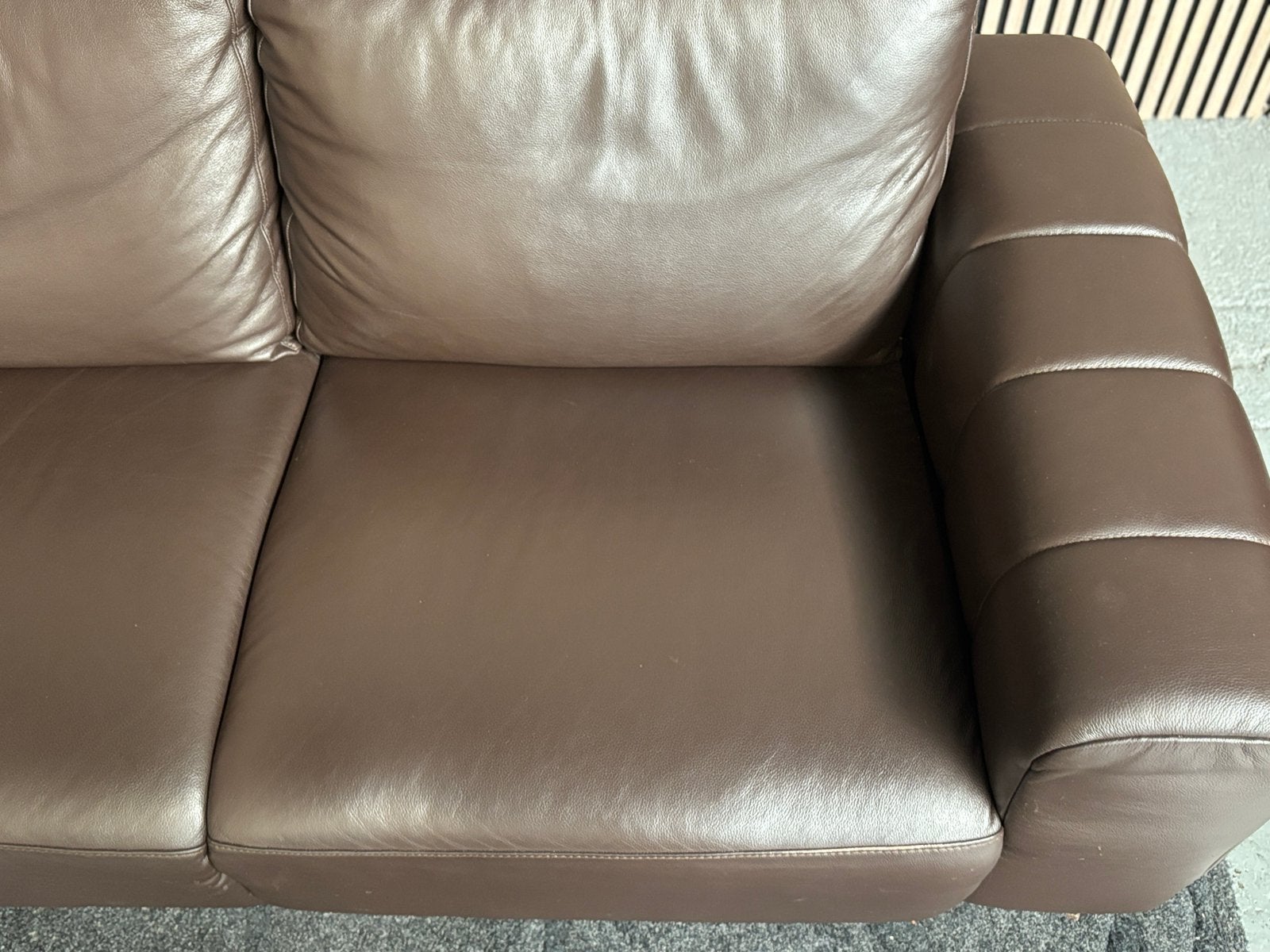 GRATIS LEVERING Loungebank Leer Bruin 310x160 GEREINIGD, Huis en Inrichting, Hoekbank, 300 cm of meer, Leer, Ophalen of Verzenden