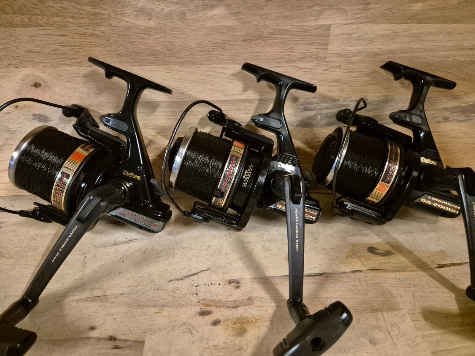 3x daiwa longbeam gs2000 topstaat!!!, Ophalen of Verzenden, Zo goed als nieuw, Molen