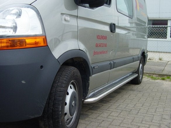 Renault Master Sidebars met aluminium treeplank, Auto diversen, Niet ingevuld, Niet ingevuld, Niet ingevuld