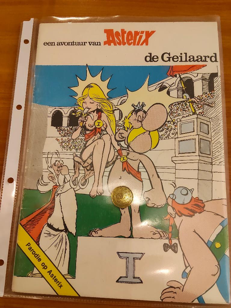 Asterix parodie, Boeken, Eén stripboek, Ophalen of Verzenden, Zo goed als nieuw