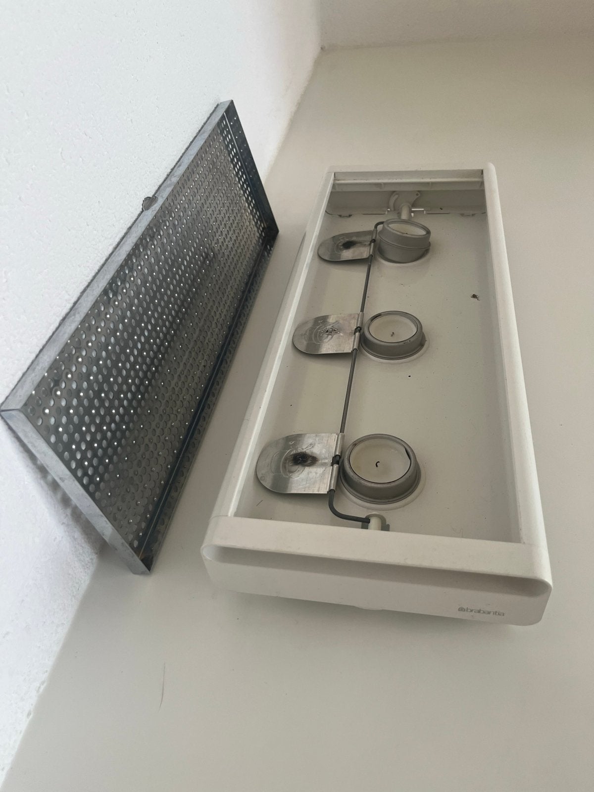 Brabantia waxine lichten warmte houder  - Gebruikt, Ophalen of Verzenden, Gebruikt