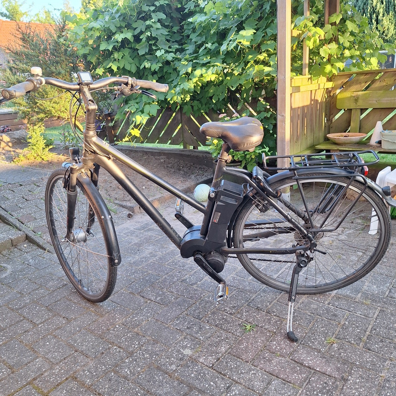 Kalkhoff elektrische herenfiets. Voor onderdelen, Ophalen, Gebruikt, Minder dan 10 versnellingen, Overige merken