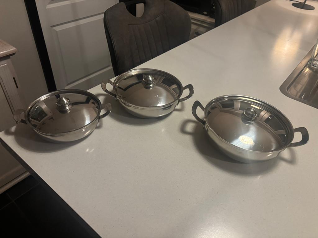 Opdek schalen ( Gero zilmeta ), Huis en Inrichting, Keuken | Potten en Pannen, Ophalen of Verzenden, Gebruikt, Overige materialen
