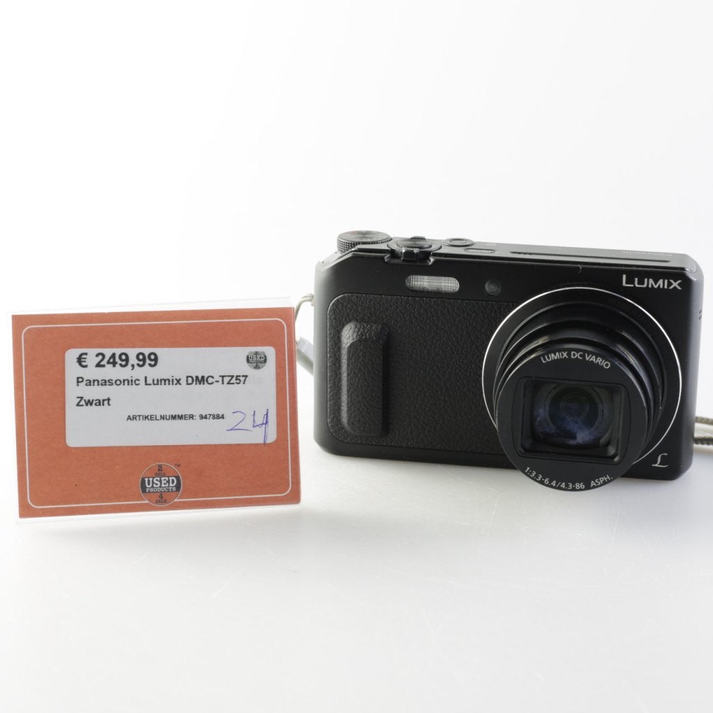 Panasonic Lumix DMC-TZ57 Zwart, Audio, Tv en Foto, Panasonic, Zo goed als nieuw, Support@panasonic.com, 1006, Oaza Kadoma, Kadoma-shi
Osaka 571-8501
Japan