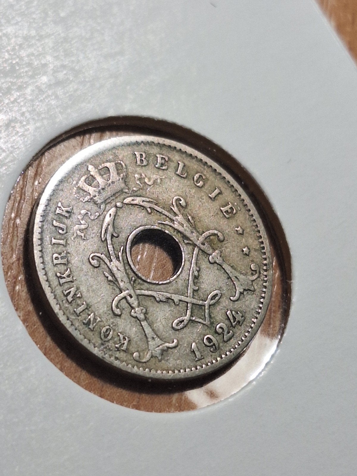 BELGIQUE 5 centimes 1924 (#64), Ophalen of Verzenden, Overig, Losse munt