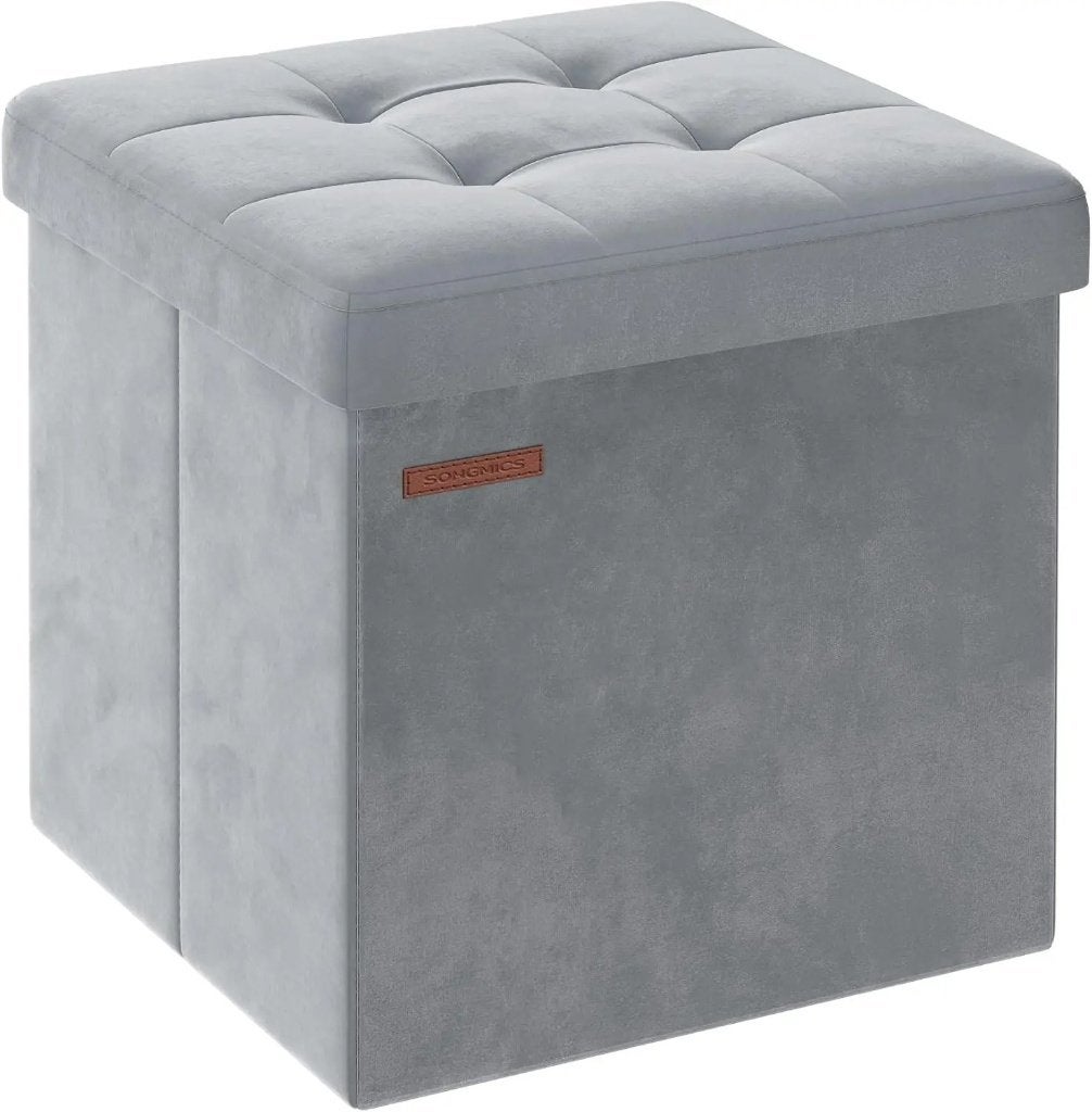 Luxe zitbankje met ingebouwde opbergbox (300kg zitgewicht), Huis en Inrichting, Stoelen, Ophalen of Verzenden, Nieuw, Stof, Eén