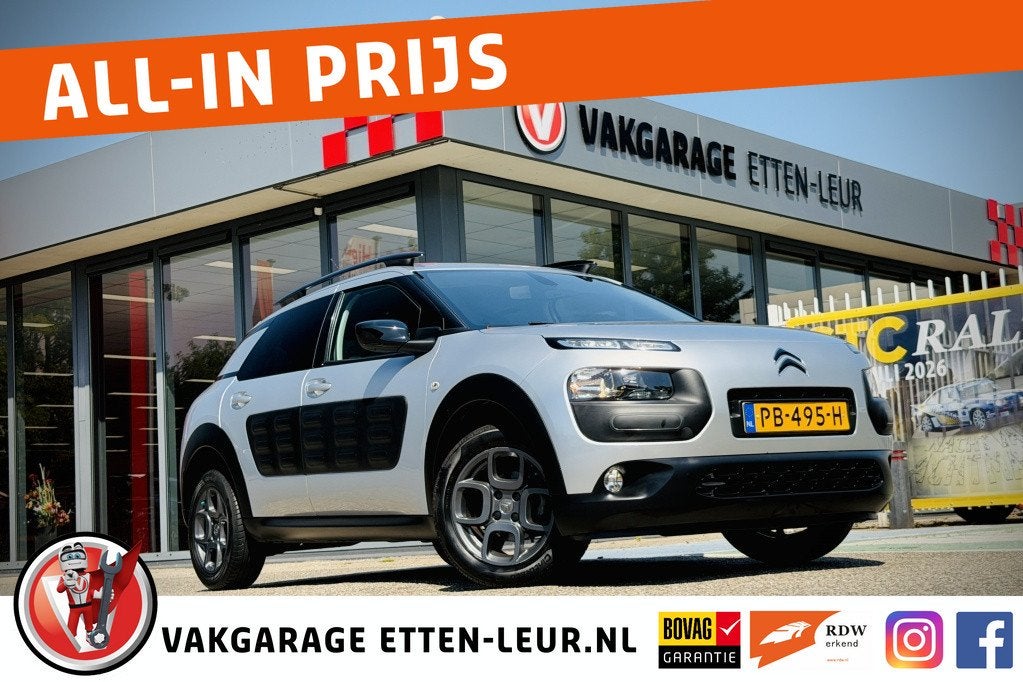 Citroën C4 Cactus 1.2 Shine | PARKEERSENSOREN | CLIMA | CRU, Auto's, Voorwielaandrijving, 12 maanden, Gebruikt, 1199 cc