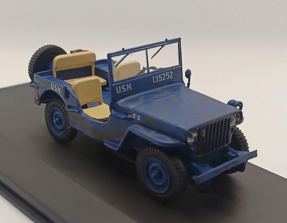 Willys MB Jeep Hawai 1945 schaal 1/43 Militaires WO II # 108, Verzenden, Nieuw, Auto, Overige merken
