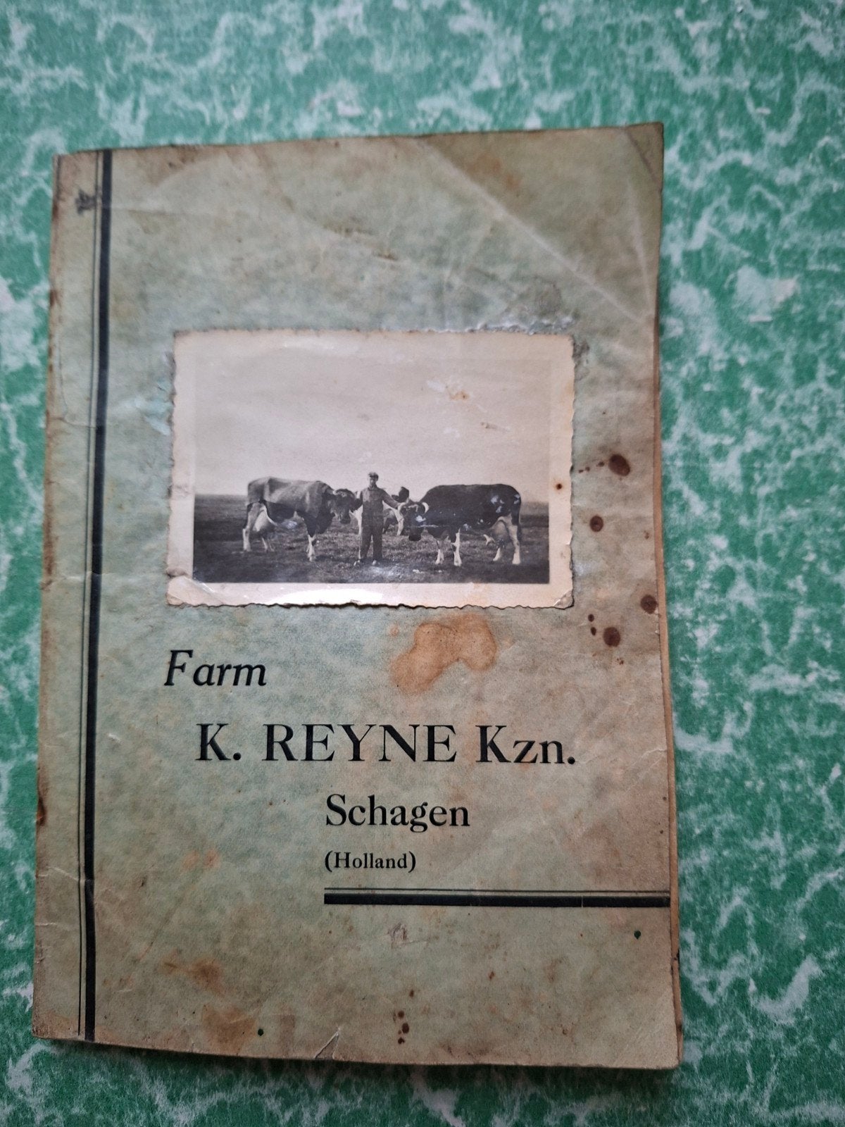 boekje Farm K. Reyne  Kzn. Schagen 1939-1945 *Koeien., 19e eeuw, Ophalen of Verzenden, Onbekend, Gelezen