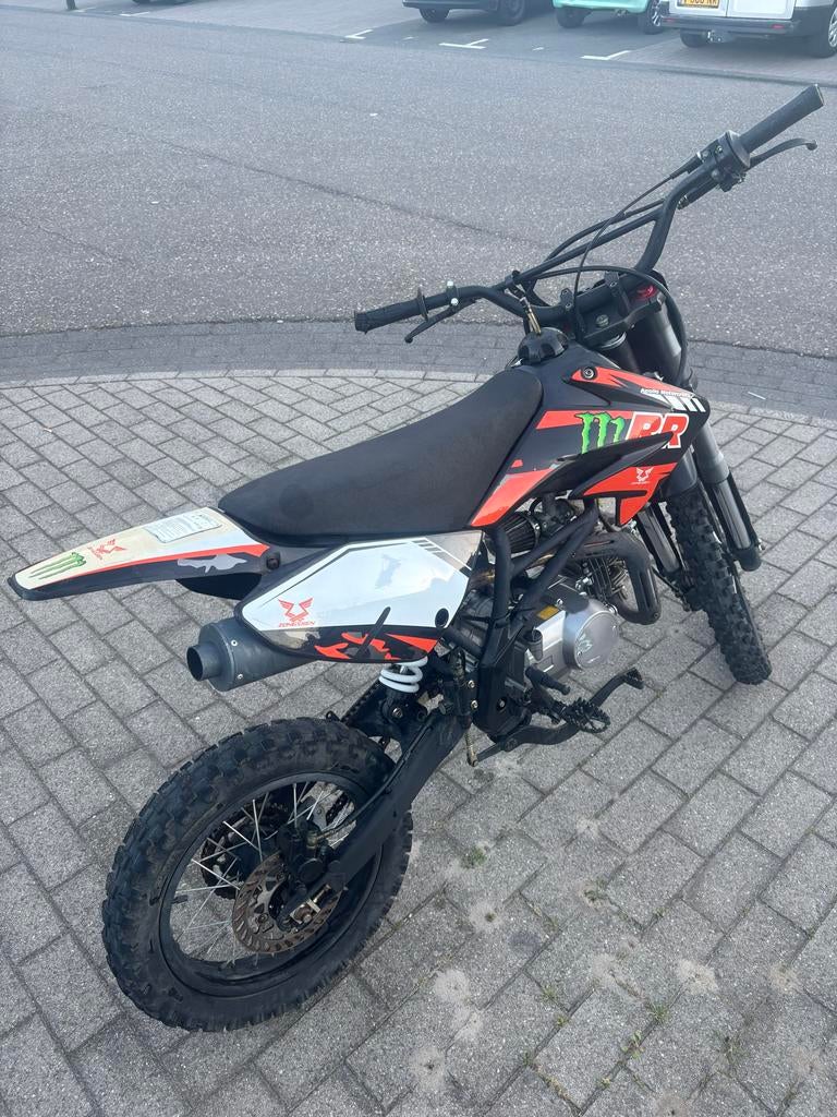 Pitbike Apollo 125cc - Klaar voor avontuur!, Fietsen en Brommers, Ophalen of Verzenden, Gebruikt, Schijfrem, Pitbike