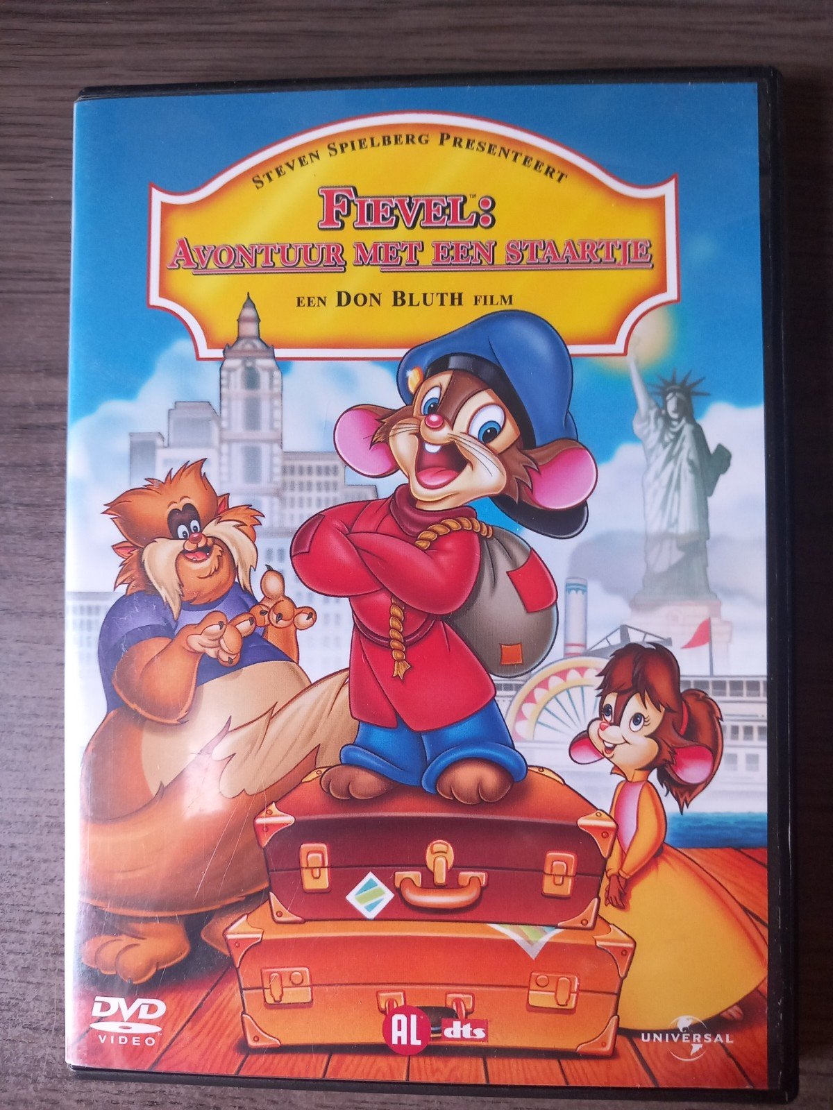 Fievel: Avontuur met een staartje - DVD, Engels, Gebruikt, Animatie, Nederlands