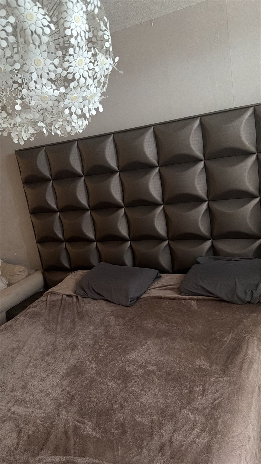 Boxspring met Luxe hoofdbord, Ophalen, Zo goed als nieuw, Tweepersoons, 180 cm