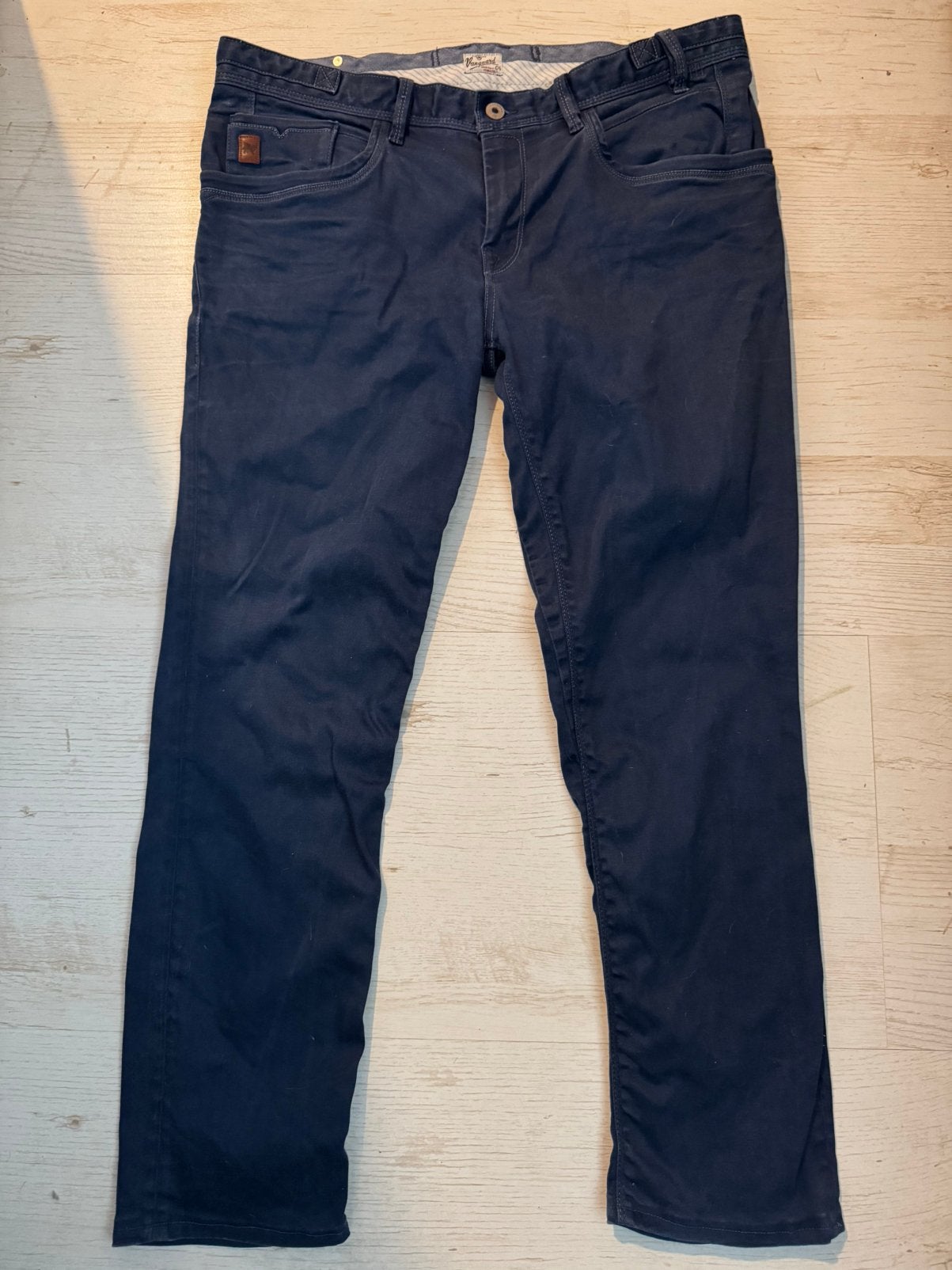 Vanguard stretch spijkerbroek w 38 l 30, Kleding | Heren, Ophalen of Verzenden, Zo goed als nieuw, Blauw, W36 - W38 (confectie 52/54)