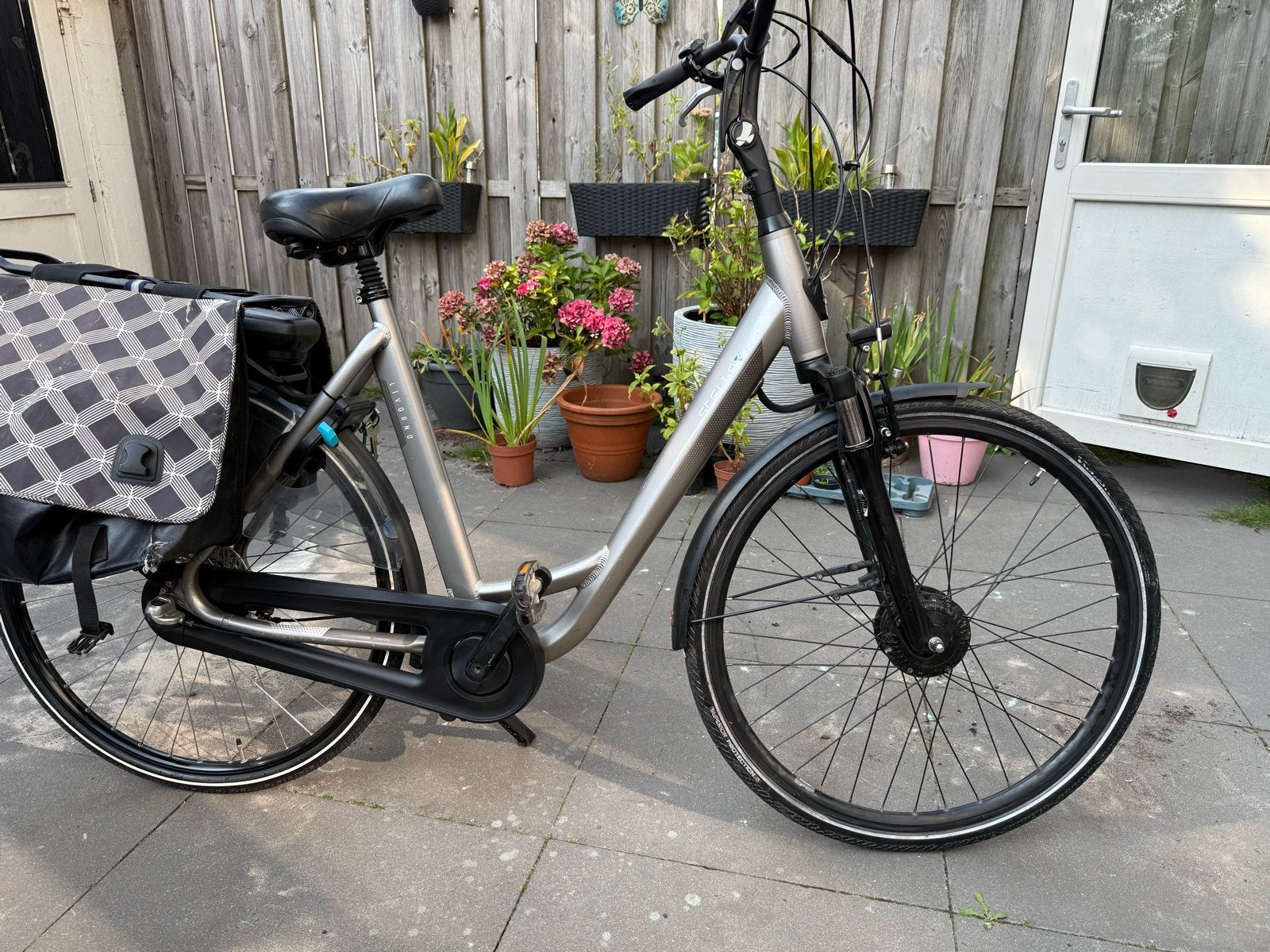 Stella Livorno elektrische fiets met lage instap, 50 tot 53 cm, Trommelrem, Ophalen, Overige merken