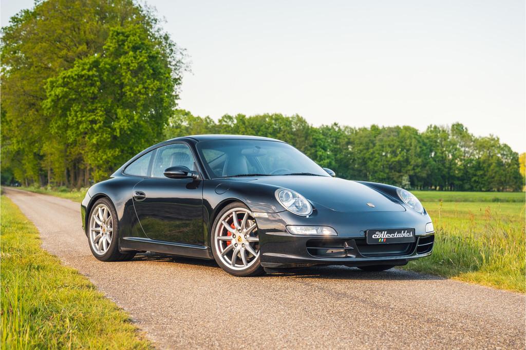 Porsche 911 3.8 Carrera S (bj 2005), Auto's, Porsche, Achterwielaandrijving, Gebruikt, Zwart, 4 stoelen