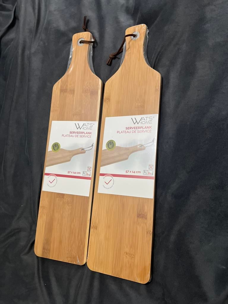 Serveerplanken nieuw 2 stuks, Ophalen of Verzenden, Nieuw, Overige kleuren, Overige typen