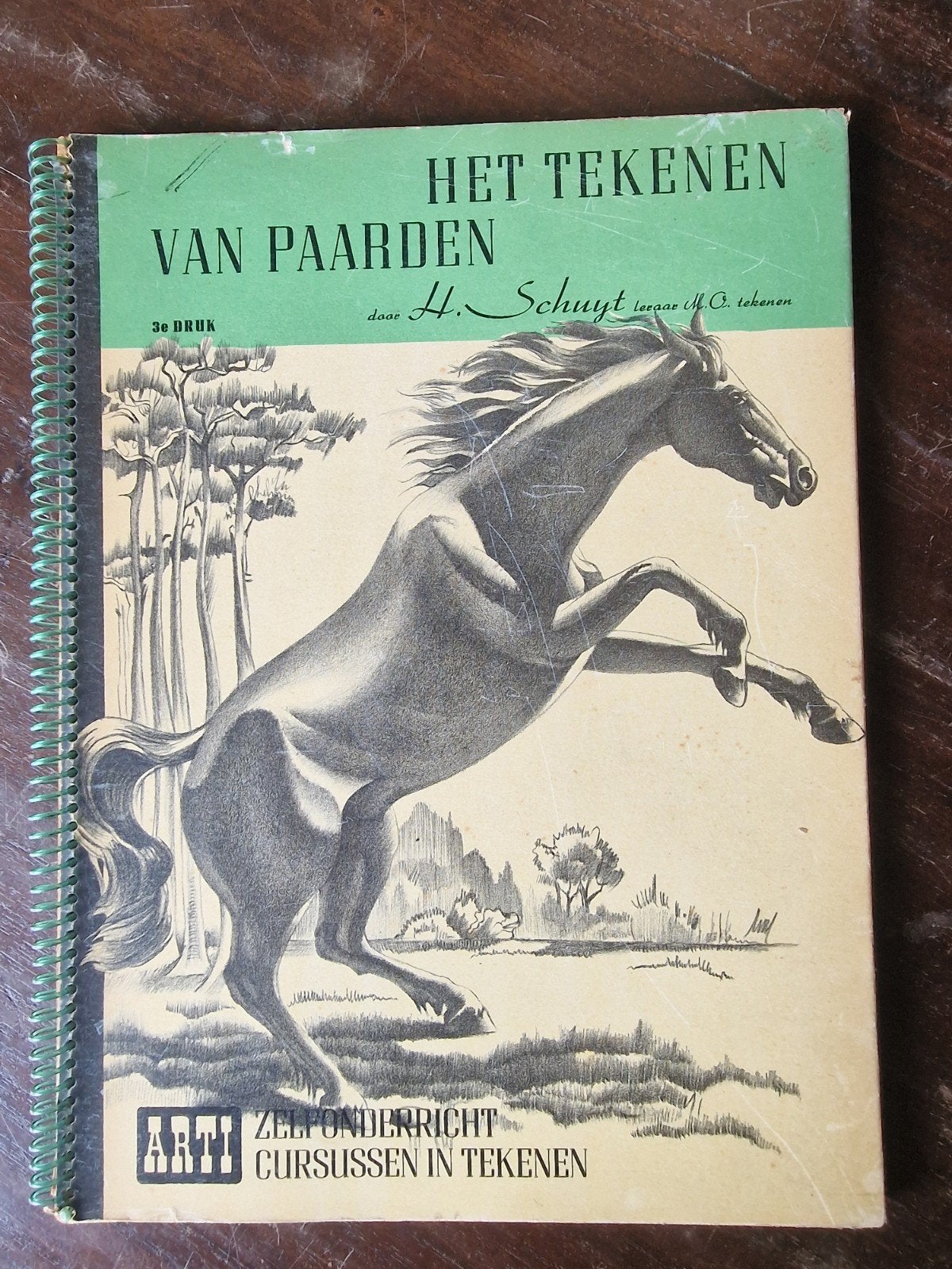 Het Tekenen van Paarden - H. Schuyt (3e Druk), Ophalen of Verzenden, H. Schuyt