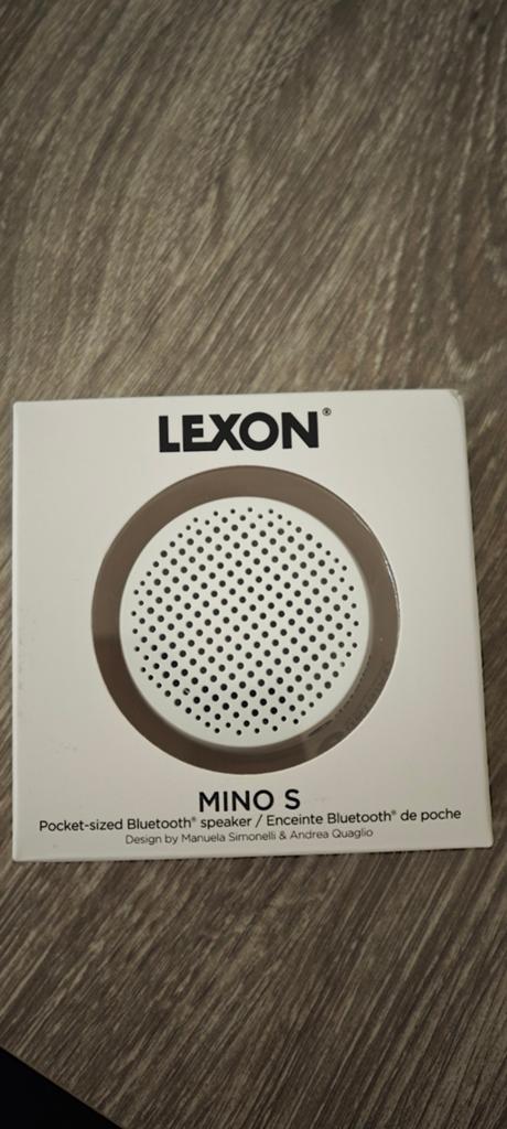 Lexon Mino S Compacte Bluetooth Speaker - Nieuw, Overige merken, Overige typen, Nieuw, Ophalen of Verzenden