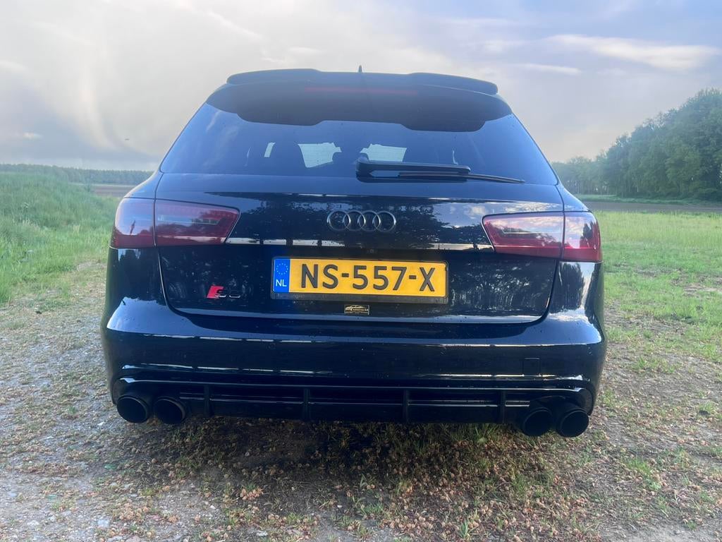 Audi A6/S6 3.0 bitdi competition. inruilen benzine auto, Auto's, Audi, Automaat, Zwart, Zwart, Leder