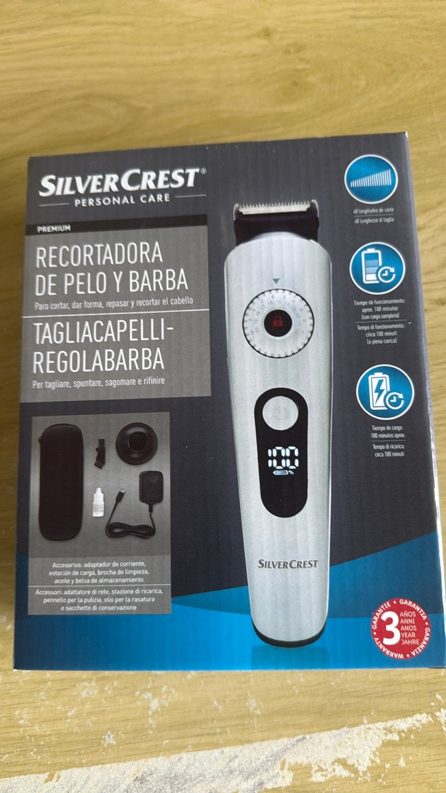 Silvercrest Baard- en Haartrimmer - Nieuw in doos, Ophalen of Verzenden, Nieuw, Scheren en Epileren