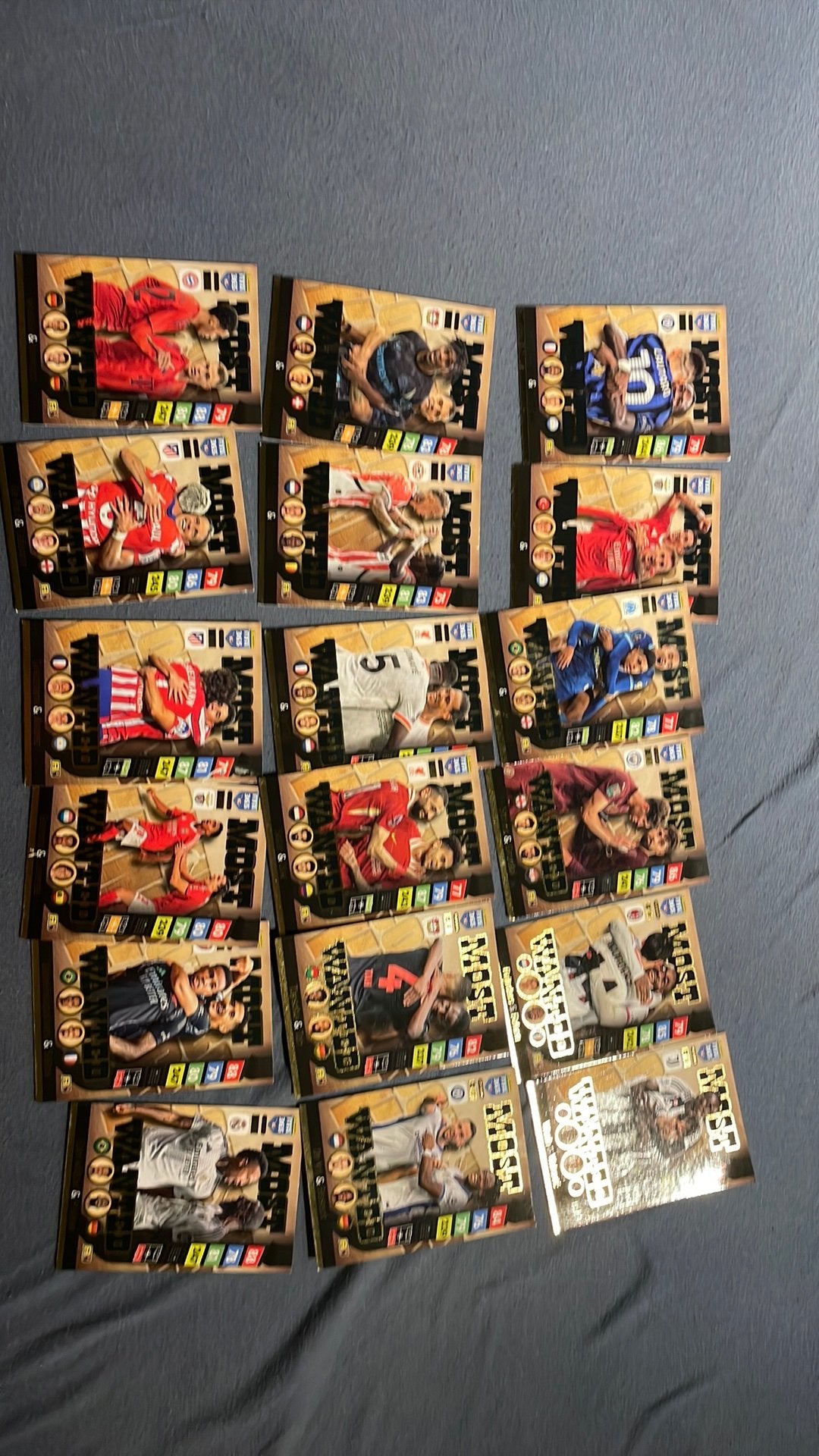 Fifa 365 most wanted cards, Ophalen of Verzenden, Zo goed als nieuw, Buitenlandse clubs, Poster, Plaatje of Sticker