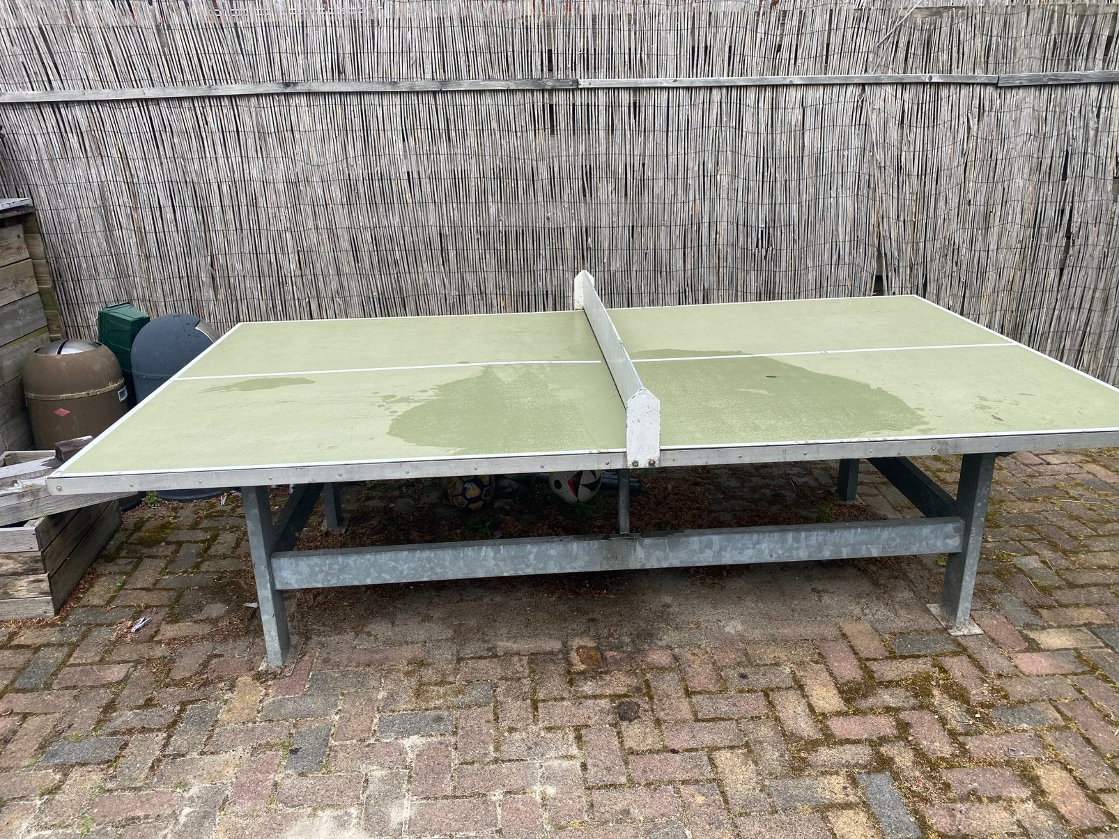 tafeltennistafel hufterproof, Ophalen, Gebruikt, Tafel Outdoor