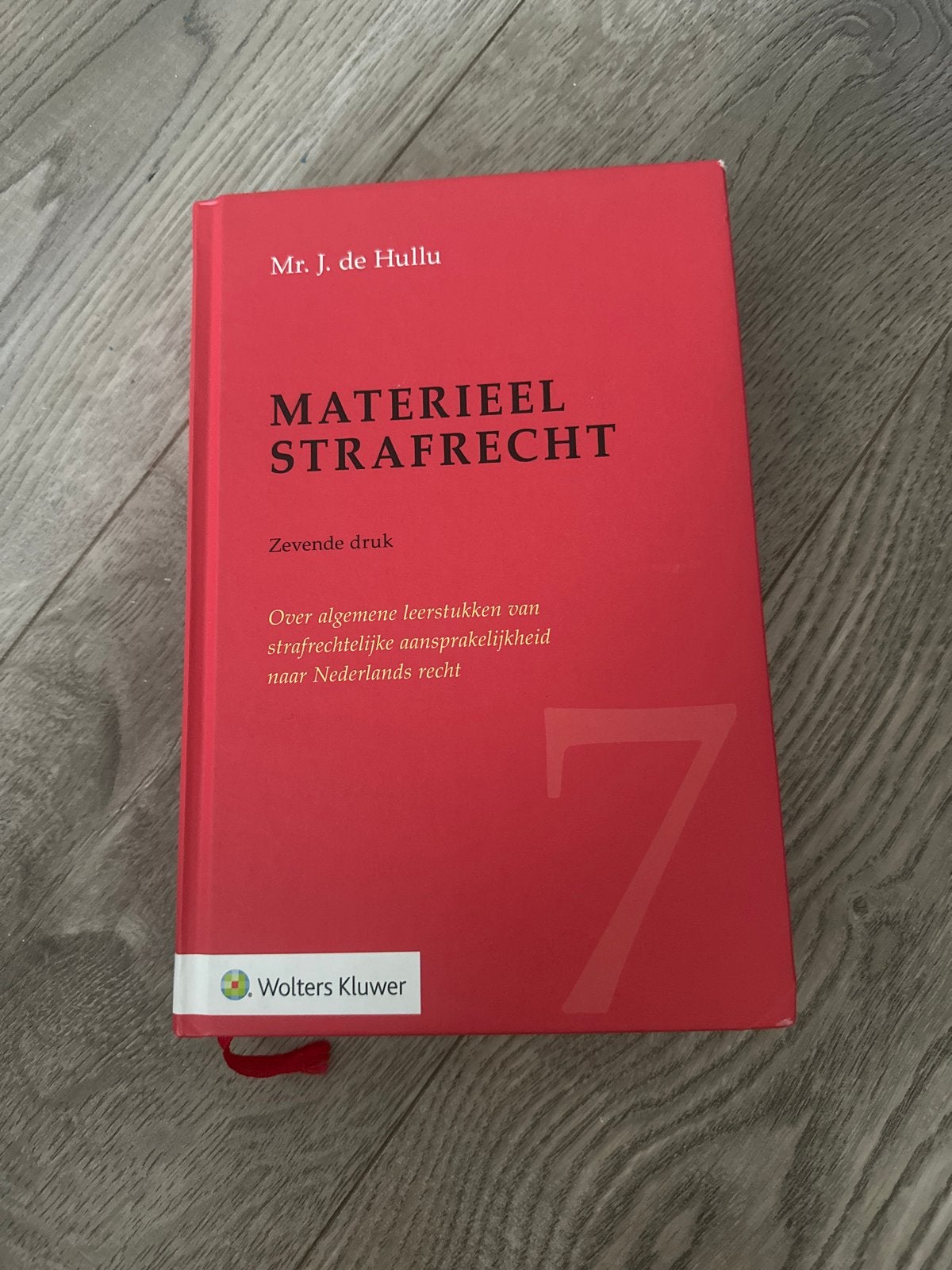 Materieel Strafrecht - Mr. J. de Hullu (Zevende druk), Ophalen of Verzenden, Gamma, Gelezen, WO
